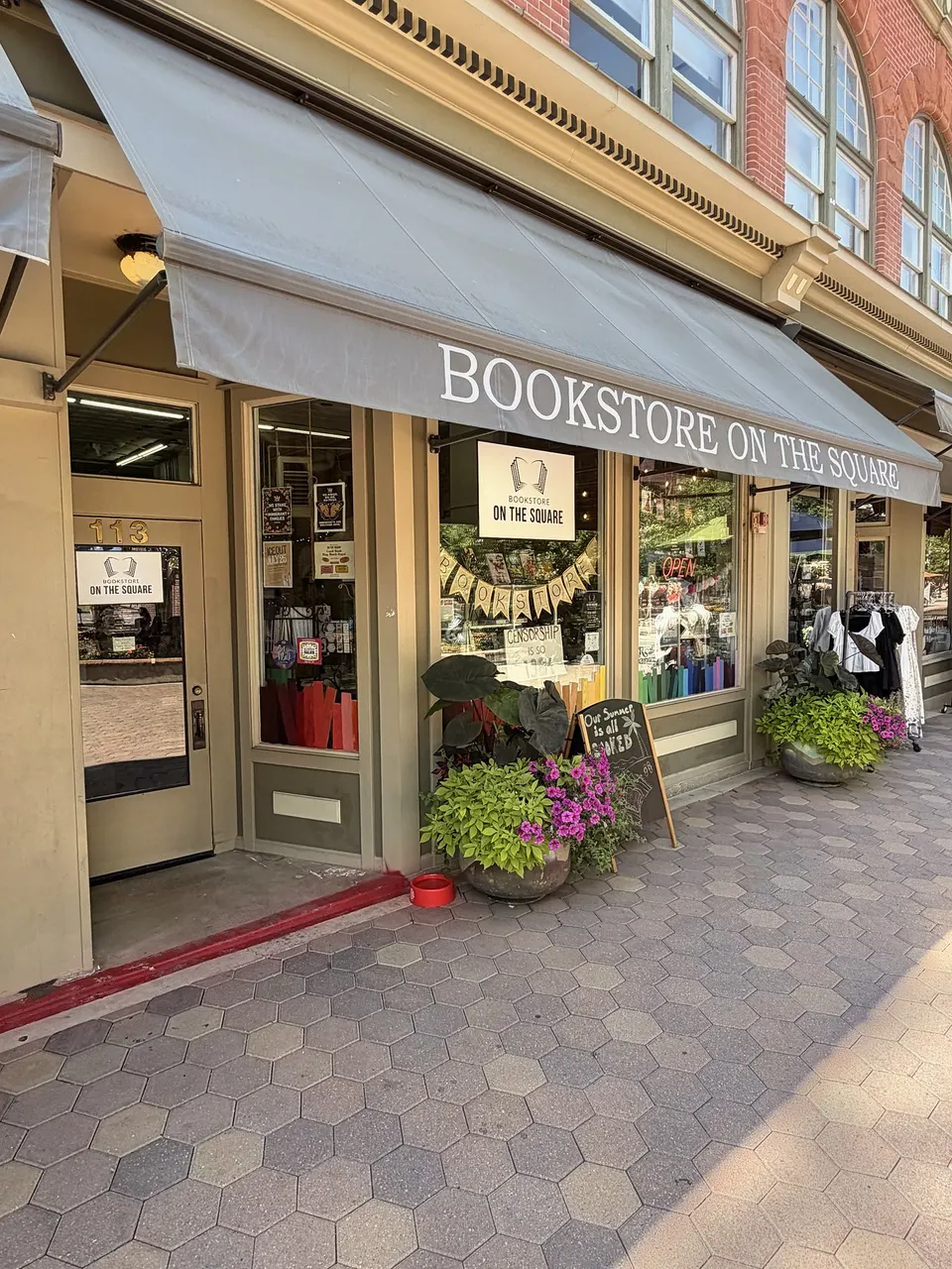 Bookstore on the Square, from outside