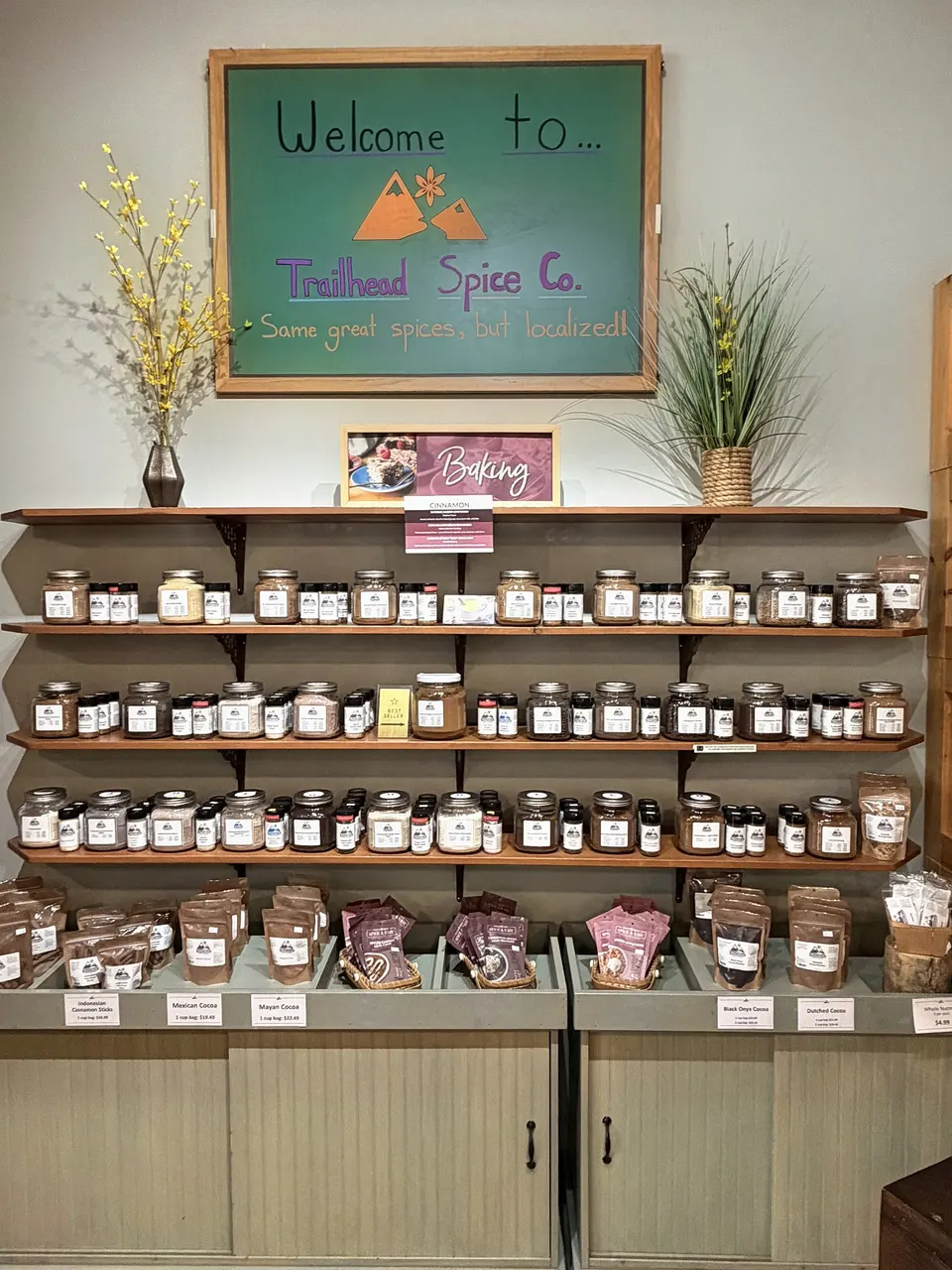 Inside Trailhead Spice Co.