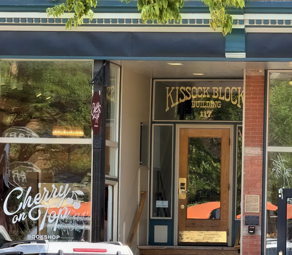 Cherry on Top Bookshop, from outside