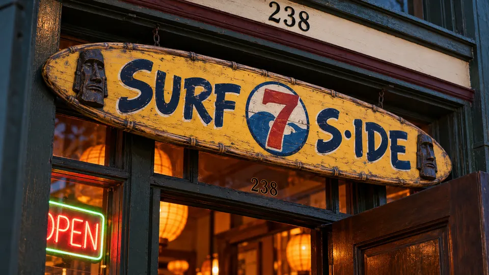 Surfside 7, from outside