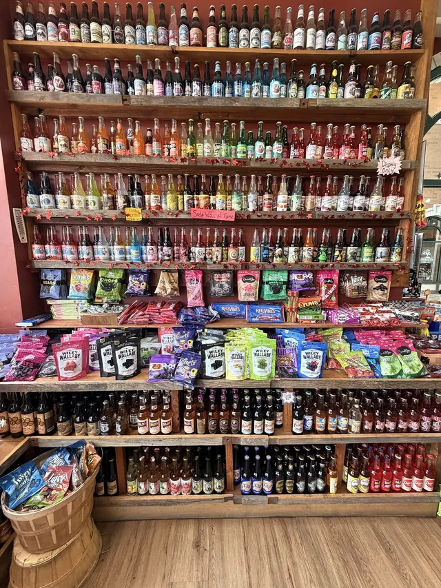 A detail at Rocket Fizz