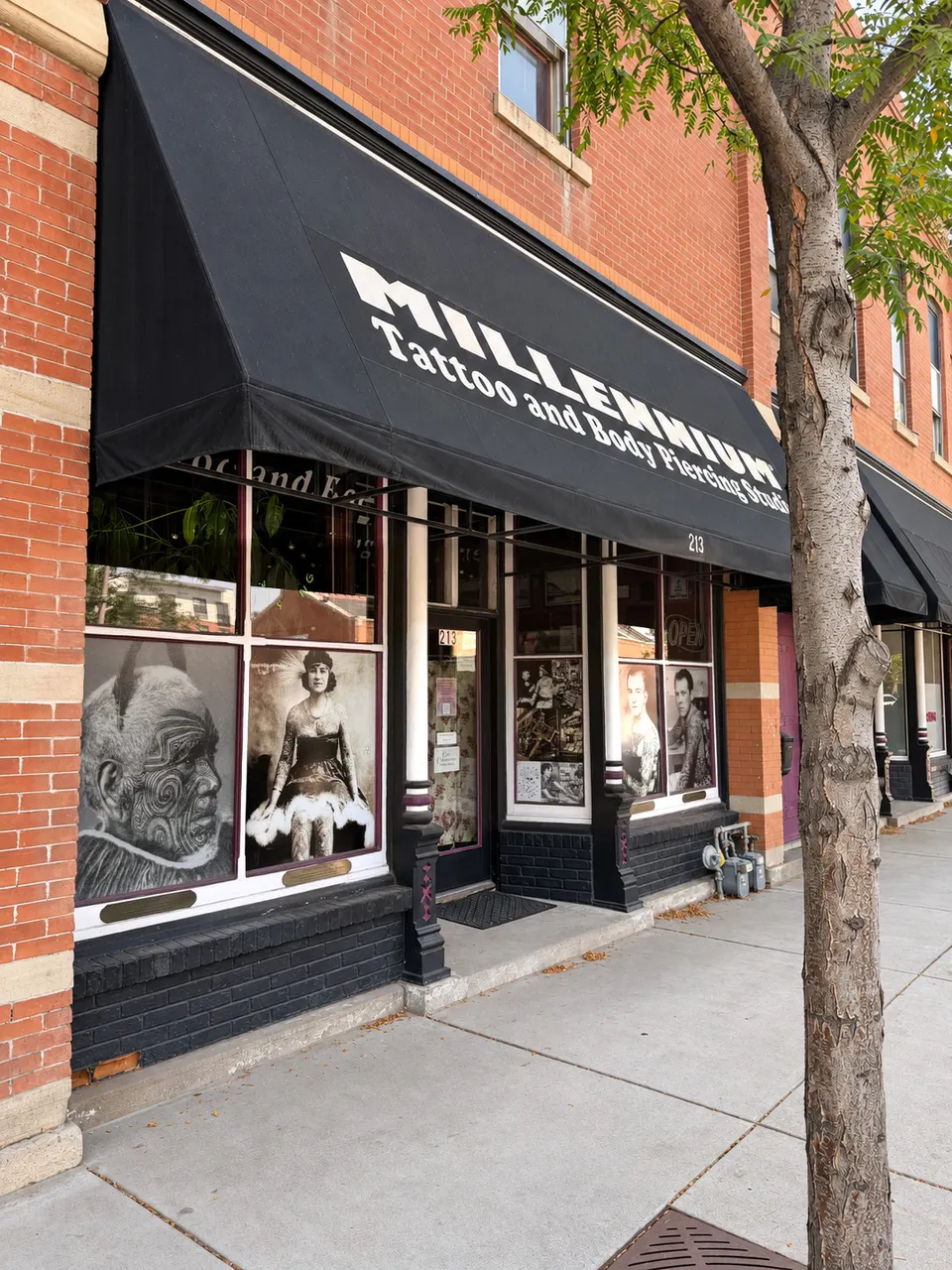 Millennium Tattoo and Body Piercing, from outside