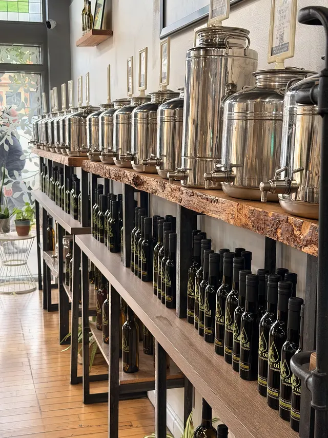 A detail at Rocky Mountain Olive Oil Company