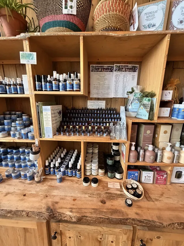 A detail at Golden Poppy Herbal Apothecary